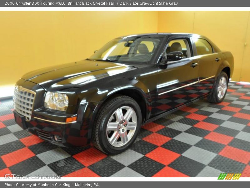 Brilliant Black Crystal Pearl / Dark Slate Gray/Light Slate Gray 2006 Chrysler 300 Touring AWD