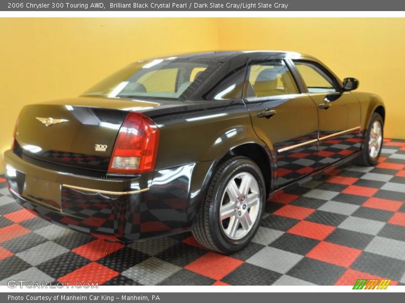Brilliant Black Crystal Pearl / Dark Slate Gray/Light Slate Gray 2006 Chrysler 300 Touring AWD