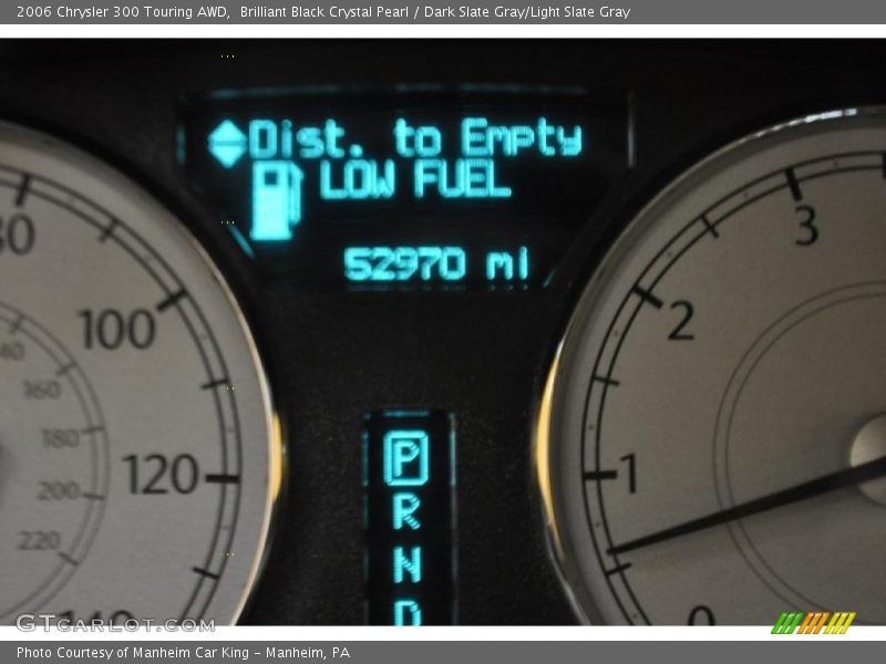 Brilliant Black Crystal Pearl / Dark Slate Gray/Light Slate Gray 2006 Chrysler 300 Touring AWD