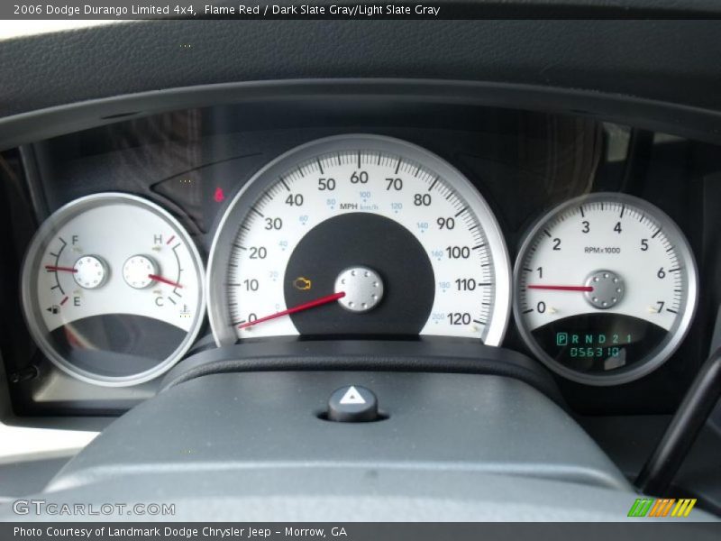 Flame Red / Dark Slate Gray/Light Slate Gray 2006 Dodge Durango Limited 4x4