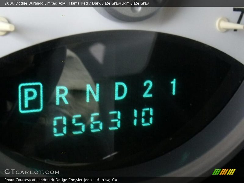 Flame Red / Dark Slate Gray/Light Slate Gray 2006 Dodge Durango Limited 4x4