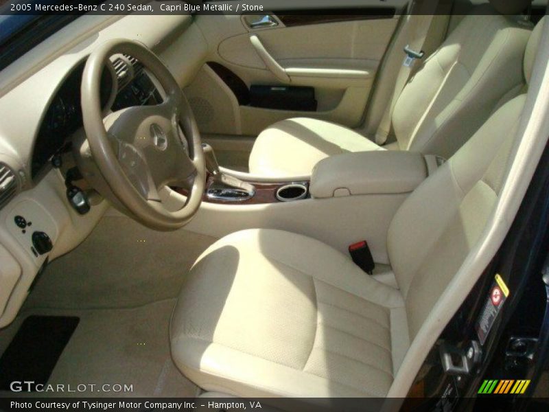 Capri Blue Metallic / Stone 2005 Mercedes-Benz C 240 Sedan
