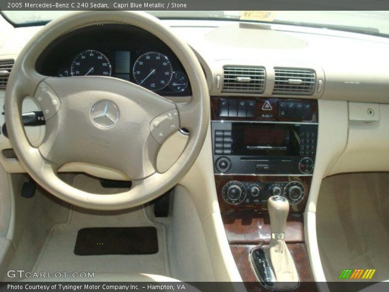 Capri Blue Metallic / Stone 2005 Mercedes-Benz C 240 Sedan