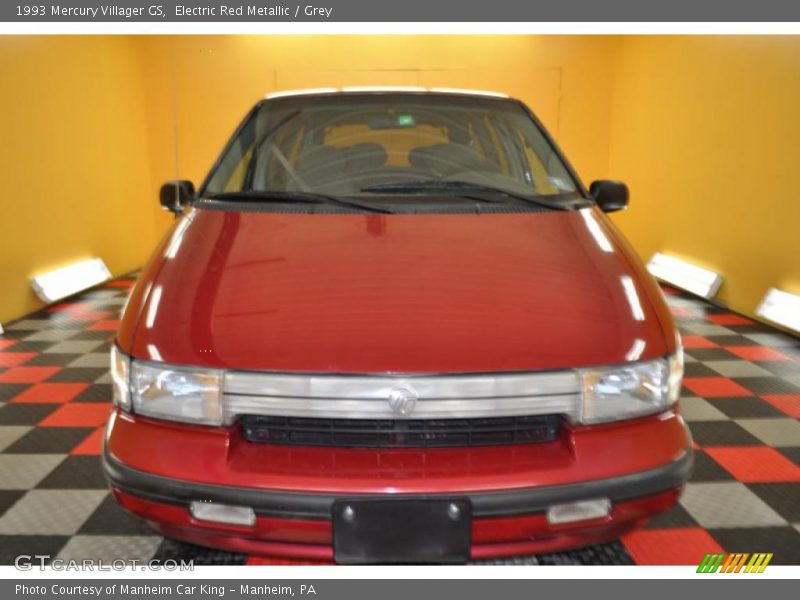 Electric Red Metallic / Grey 1993 Mercury Villager GS