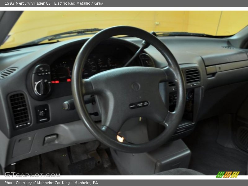 Electric Red Metallic / Grey 1993 Mercury Villager GS