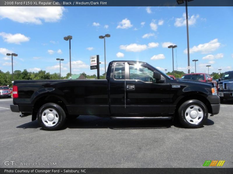 Black / Medium/Dark Flint 2008 Ford F150 XL Regular Cab