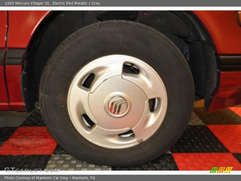 Electric Red Metallic / Grey 1993 Mercury Villager GS