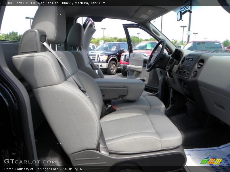 Black / Medium/Dark Flint 2008 Ford F150 XL Regular Cab