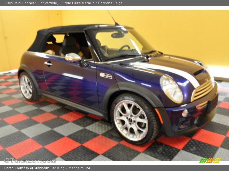 Purple Haze Metallic / Cordoba Beige 2005 Mini Cooper S Convertible