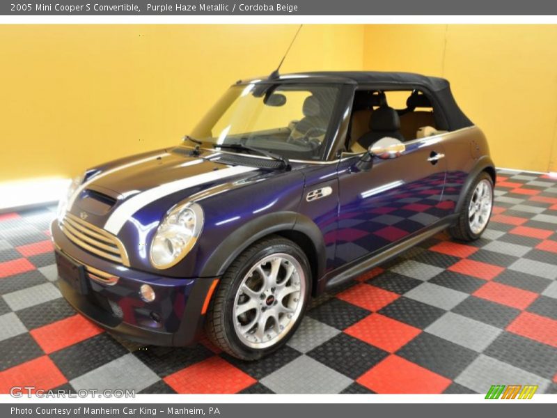 Purple Haze Metallic / Cordoba Beige 2005 Mini Cooper S Convertible