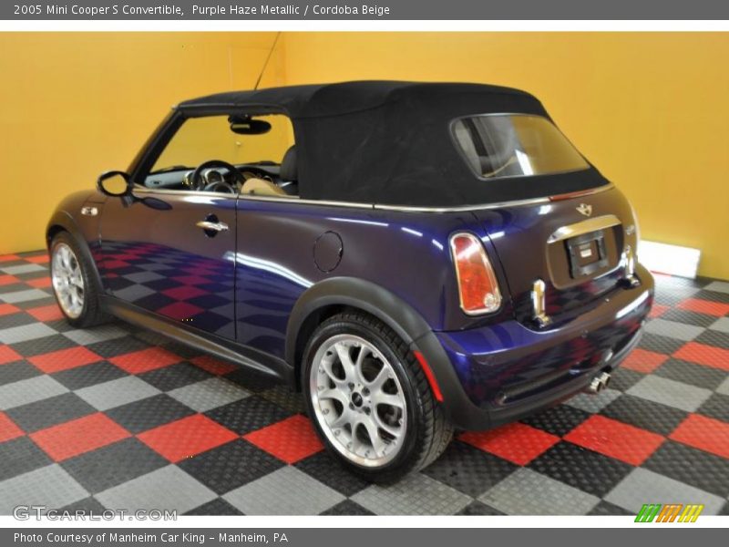 Purple Haze Metallic / Cordoba Beige 2005 Mini Cooper S Convertible
