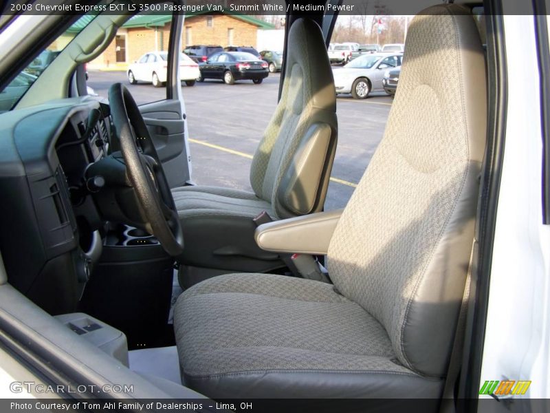 Summit White / Medium Pewter 2008 Chevrolet Express EXT LS 3500 Passenger Van
