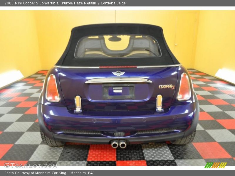 Purple Haze Metallic / Cordoba Beige 2005 Mini Cooper S Convertible