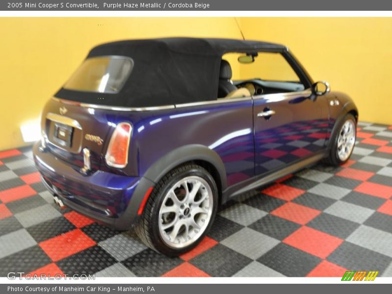 Purple Haze Metallic / Cordoba Beige 2005 Mini Cooper S Convertible