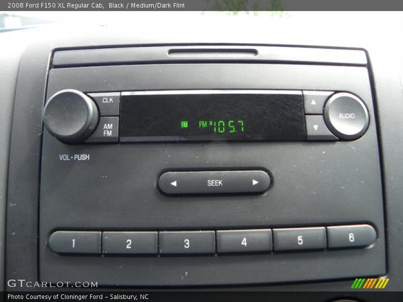 Black / Medium/Dark Flint 2008 Ford F150 XL Regular Cab