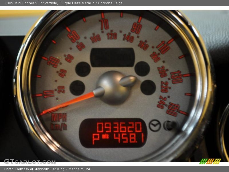 Purple Haze Metallic / Cordoba Beige 2005 Mini Cooper S Convertible