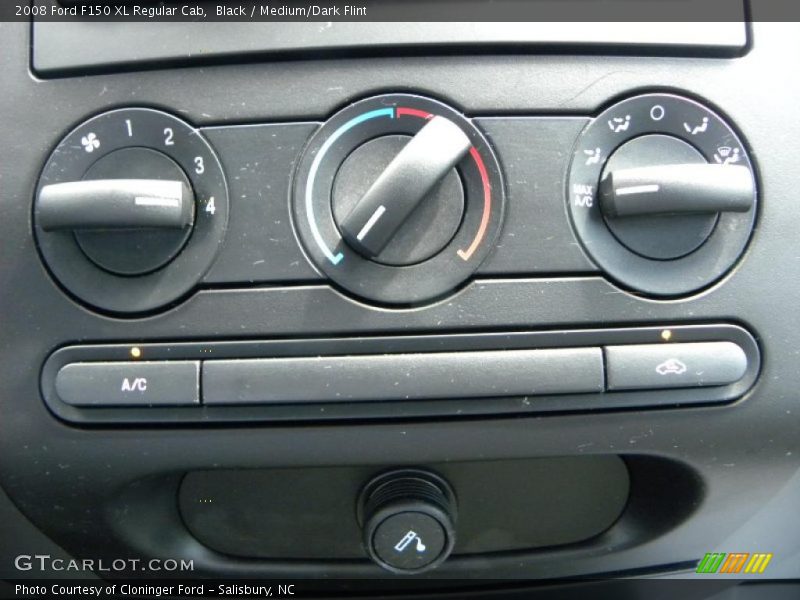 Black / Medium/Dark Flint 2008 Ford F150 XL Regular Cab