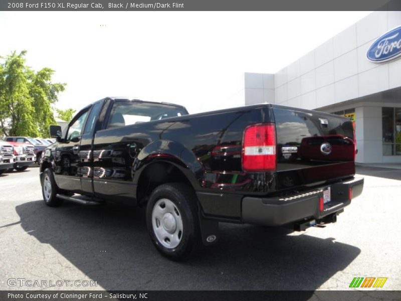 Black / Medium/Dark Flint 2008 Ford F150 XL Regular Cab