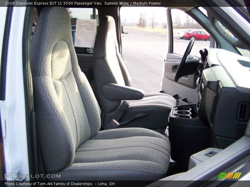 Summit White / Medium Pewter 2008 Chevrolet Express EXT LS 3500 Passenger Van