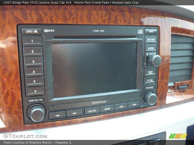 Inferno Red Crystal Pearl / Medium Slate Gray 2007 Dodge Ram 3500 Laramie Quad Cab 4x4