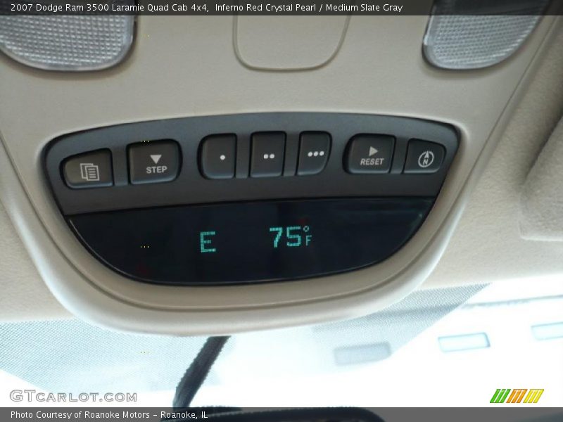 Inferno Red Crystal Pearl / Medium Slate Gray 2007 Dodge Ram 3500 Laramie Quad Cab 4x4