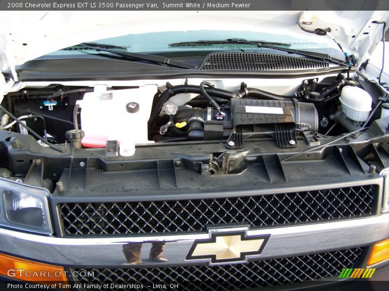 Summit White / Medium Pewter 2008 Chevrolet Express EXT LS 3500 Passenger Van