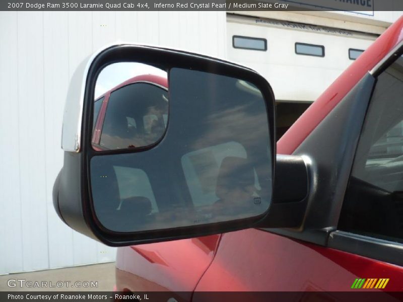 Inferno Red Crystal Pearl / Medium Slate Gray 2007 Dodge Ram 3500 Laramie Quad Cab 4x4