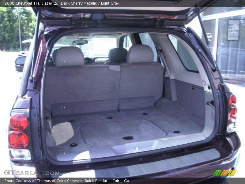 Dark Cherry Metallic / Light Gray 2008 Chevrolet TrailBlazer LS