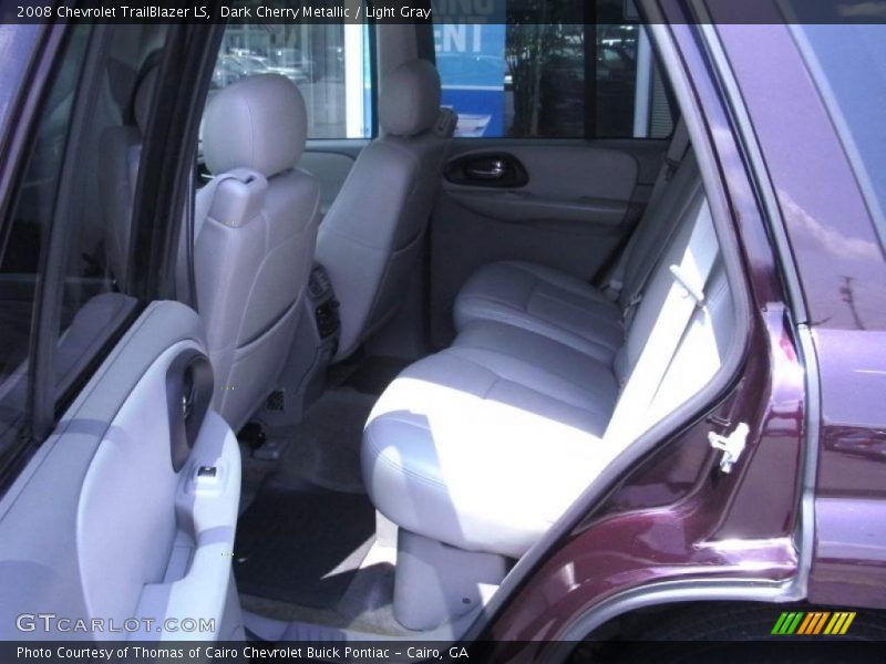 Dark Cherry Metallic / Light Gray 2008 Chevrolet TrailBlazer LS