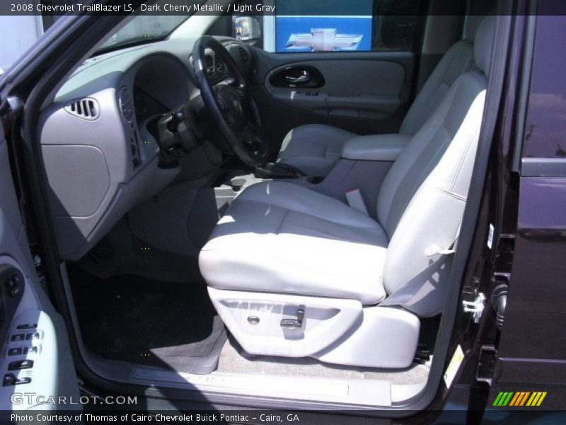Dark Cherry Metallic / Light Gray 2008 Chevrolet TrailBlazer LS