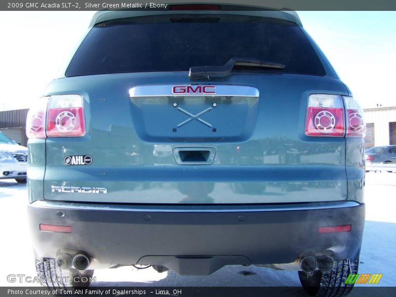 Silver Green Metallic / Ebony 2009 GMC Acadia SLT-2