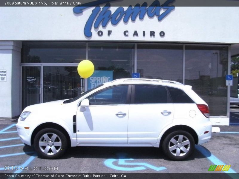 Polar White / Gray 2009 Saturn VUE XR V6
