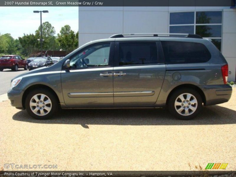 Green Meadow Gray / Gray 2007 Hyundai Entourage SE