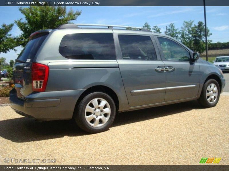 Green Meadow Gray / Gray 2007 Hyundai Entourage SE