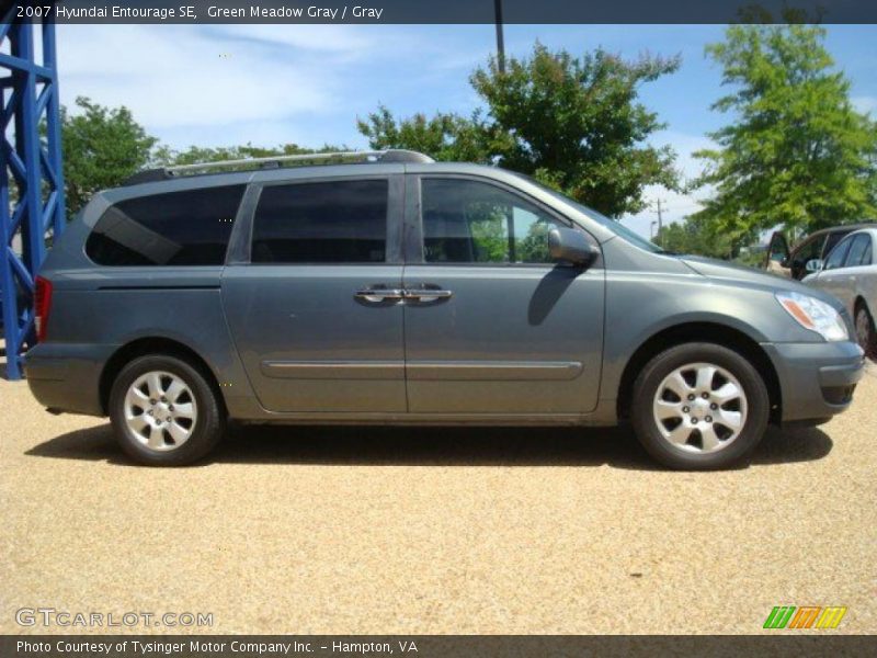 Green Meadow Gray / Gray 2007 Hyundai Entourage SE