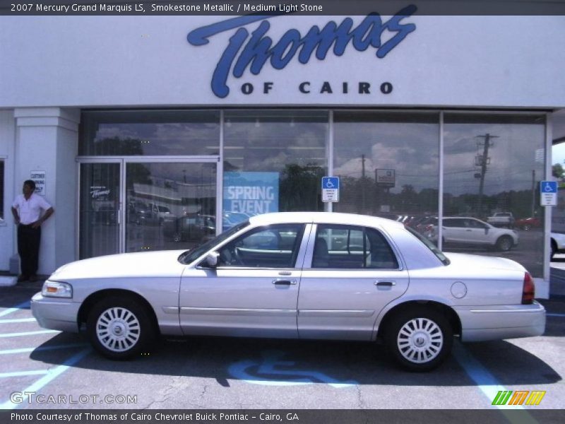 Smokestone Metallic / Medium Light Stone 2007 Mercury Grand Marquis LS