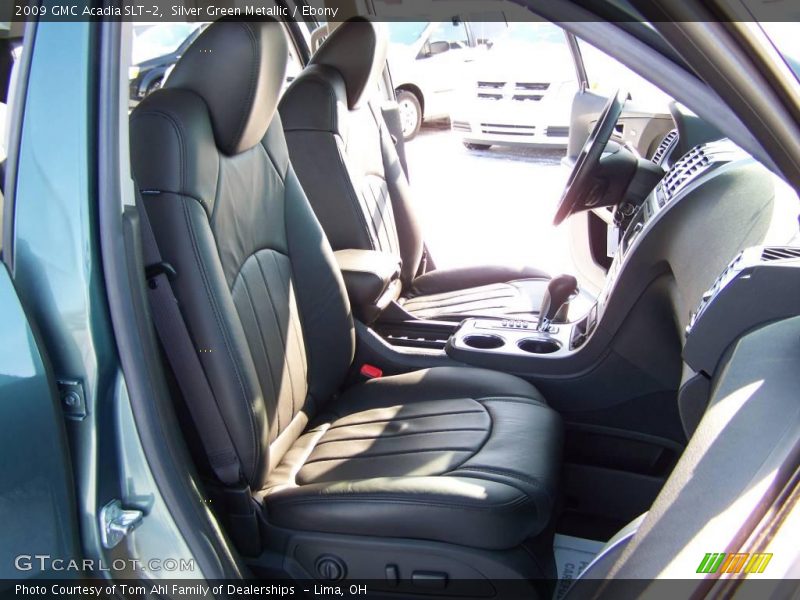 Silver Green Metallic / Ebony 2009 GMC Acadia SLT-2