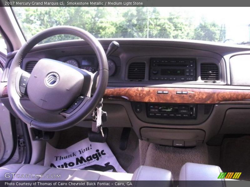 Smokestone Metallic / Medium Light Stone 2007 Mercury Grand Marquis LS