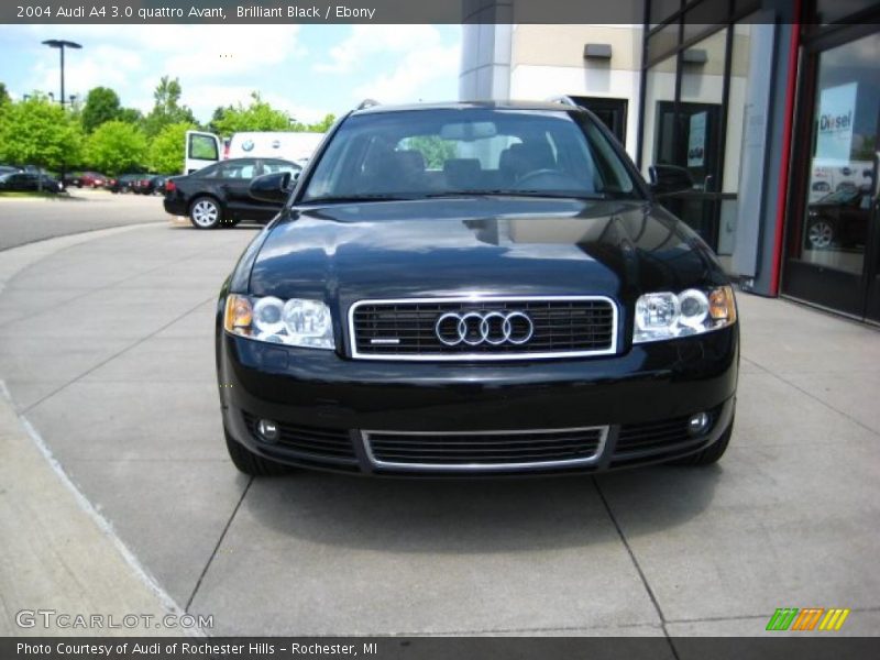 Brilliant Black / Ebony 2004 Audi A4 3.0 quattro Avant