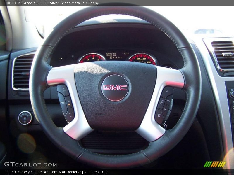 Silver Green Metallic / Ebony 2009 GMC Acadia SLT-2