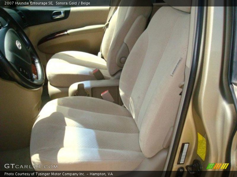 Sonora Gold / Beige 2007 Hyundai Entourage SE