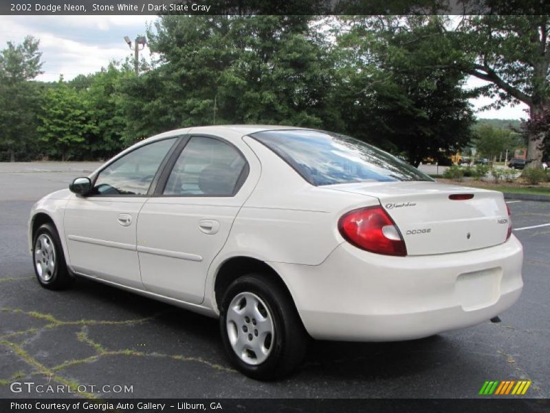 Stone White / Dark Slate Gray 2002 Dodge Neon