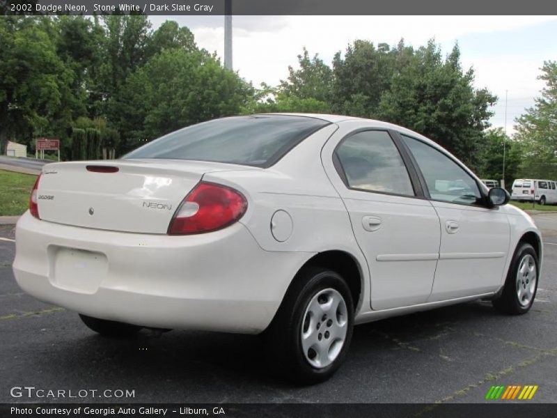 Stone White / Dark Slate Gray 2002 Dodge Neon