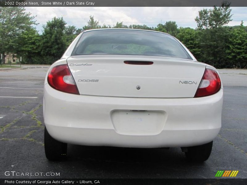 Stone White / Dark Slate Gray 2002 Dodge Neon