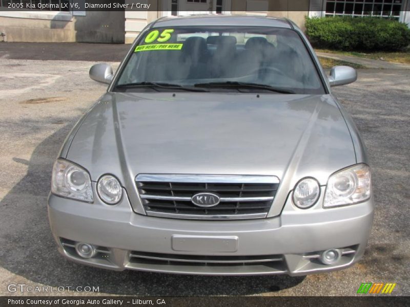 Diamond Silver / Gray 2005 Kia Optima LX V6