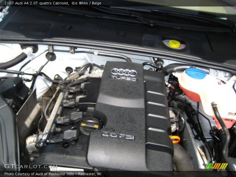 Ibis White / Beige 2007 Audi A4 2.0T quattro Cabriolet