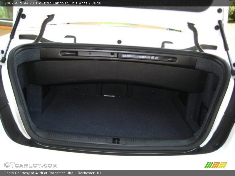 Ibis White / Beige 2007 Audi A4 2.0T quattro Cabriolet