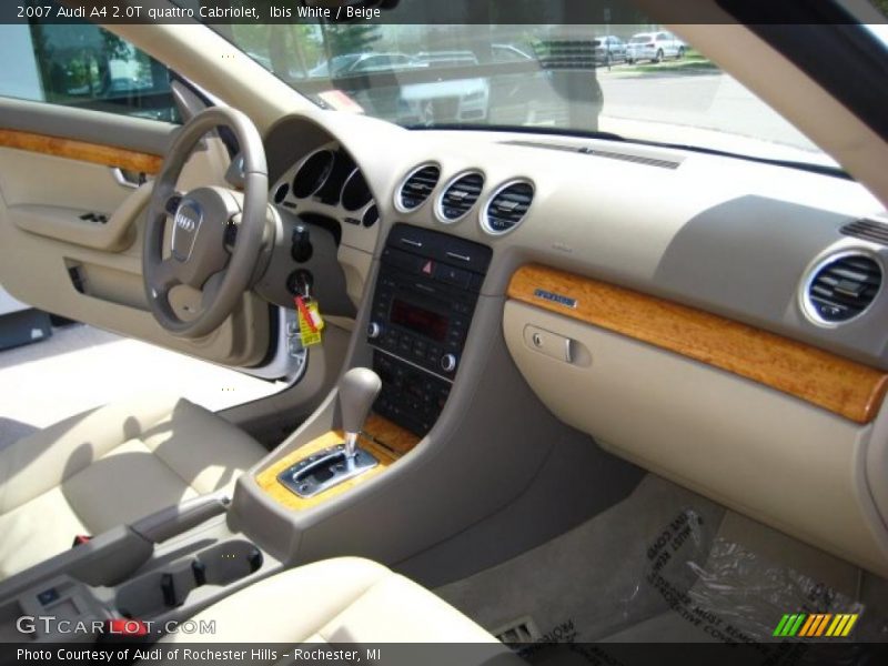 Ibis White / Beige 2007 Audi A4 2.0T quattro Cabriolet