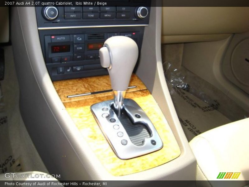 Ibis White / Beige 2007 Audi A4 2.0T quattro Cabriolet