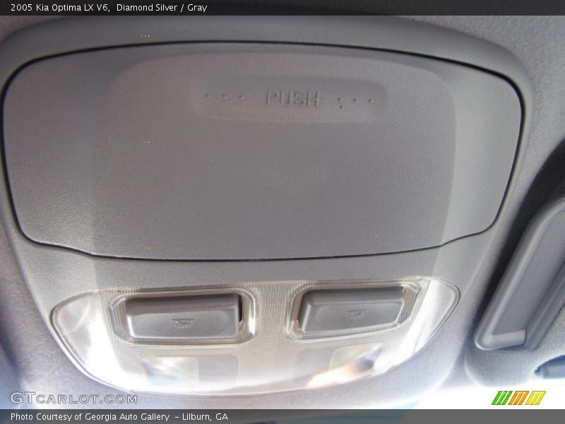 Diamond Silver / Gray 2005 Kia Optima LX V6